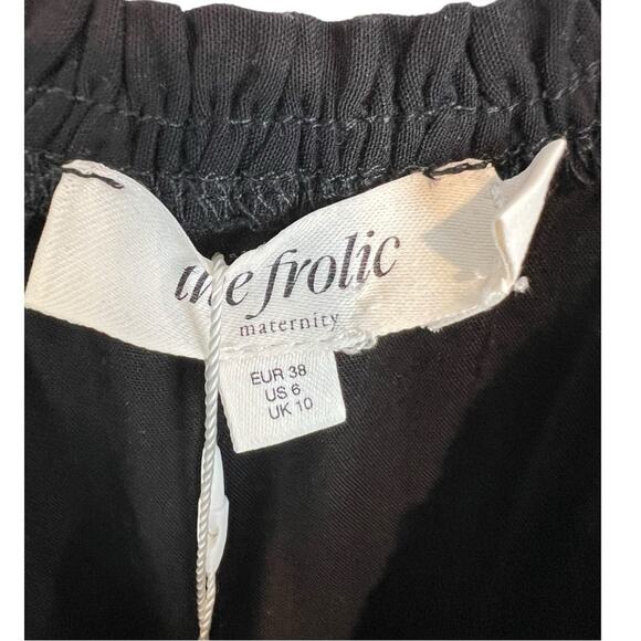 The Frolic Maternity ASOS button down relaxed leg Jumpsuit Sz 6 NWT - Picture 7 of 16